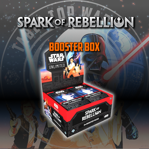 star wars unlimited spark of rebellion booster box Star Wars: Unlimited