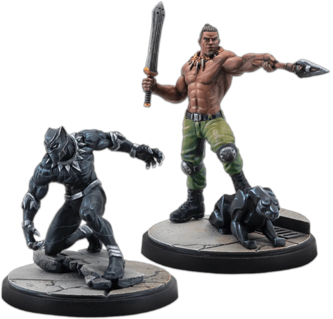 Marvel Crisis Protocol - (CP07) Black Panther And Killmonger