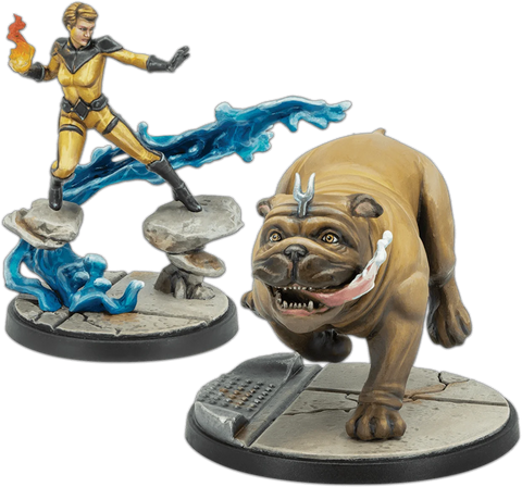 Marvel Crisis Protocol - (CP35) Crystal And Lockjaw