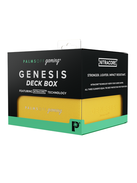 Palms Off Gaming - Genesis Deck Box: Yellow