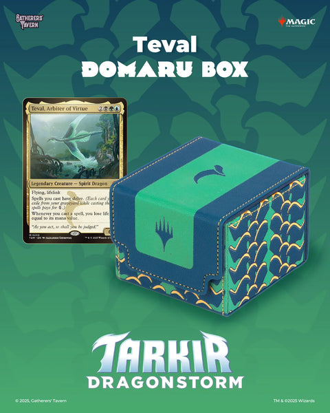 Gatherers Tavern - Domaru Deck Box: Tarkir Dragonstorm - Teval