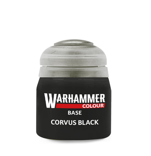 Warhammer Colour - Base: Corvus Black (21-44)