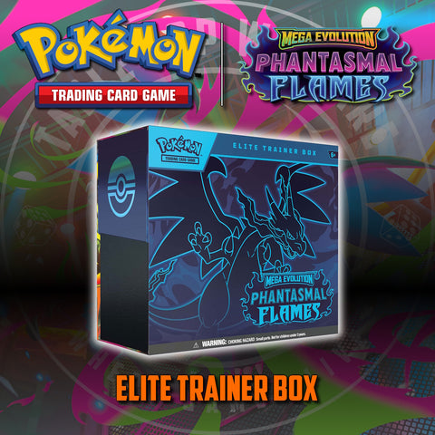 Pokemon TCG [ME2.0] Phantasmal Flames: Elite Trainer Box [MAX 1 PER CUSTOMER]