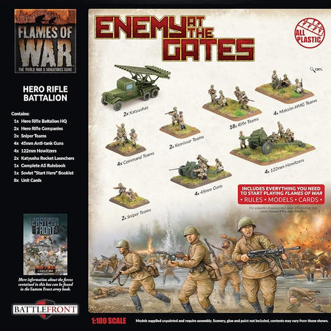 Flames of War - Soviet: Starter Force - Hero Rifle Battlalion (Mid-War)