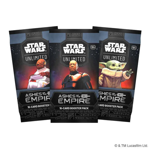 Star Wars Unlimited TCG (SWU08) Ashes of the Empire: Booster Display
