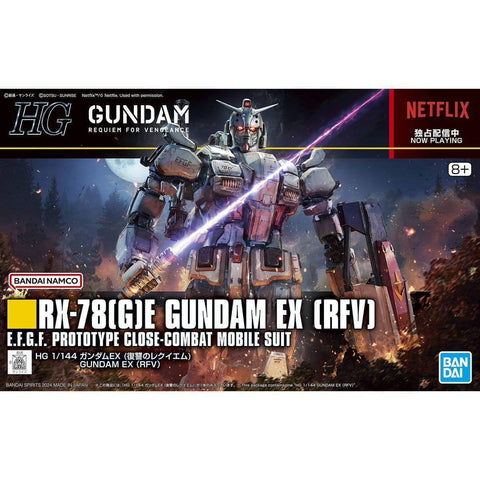 Bandai Spirits - High Grade: 1/144 RX-78(G)E Gundam EX (Requiem for Vengeance)