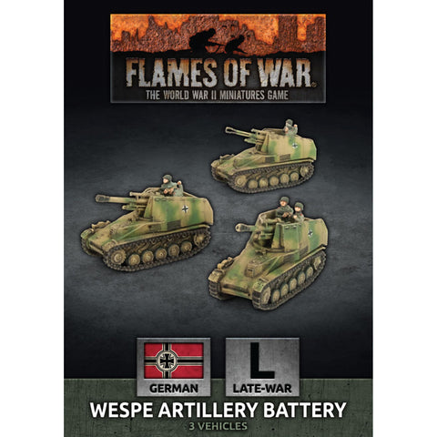 Flames of War - German: Wespe 10.5cm SP Artillery Battery
