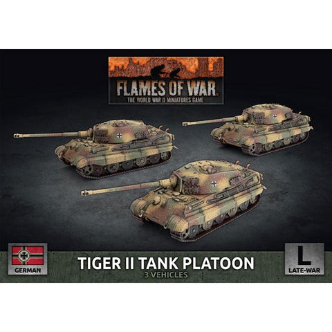 Flames of War - German: Tiger II (8.8cm) Tank Platoon