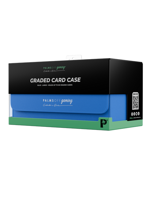 Palms Off Gaming - Collector's Series Graded Card Storage Case: Large - BLUE