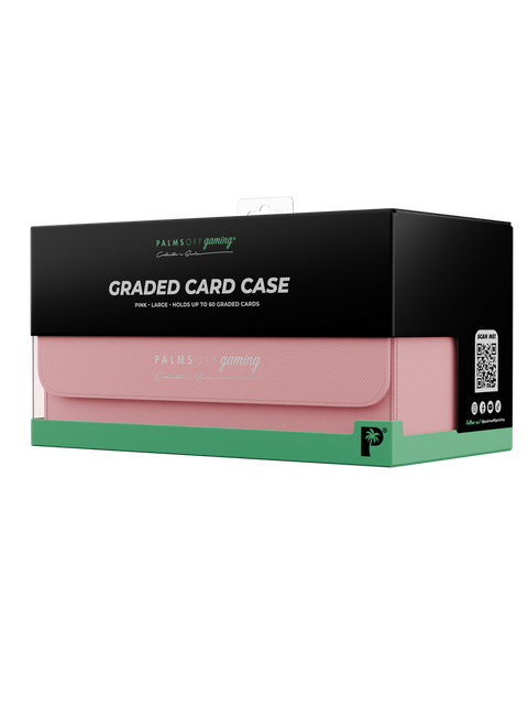 Palms Off Gaming - Collector's Series Graded Card Storage Case: Large - PINK