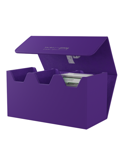 Palms Off Gaming - Collector's Series Graded Card Storage Case: Large - PURPLE