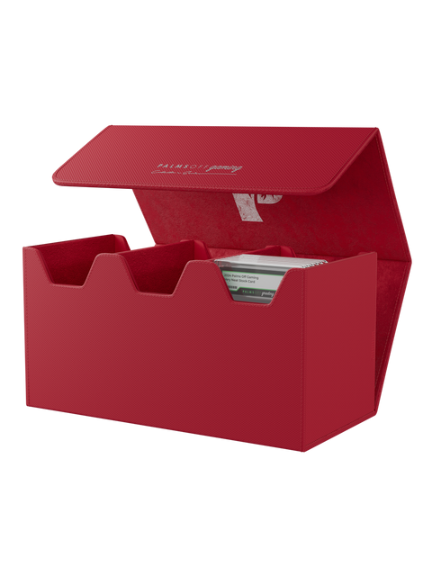 Palms Off Gaming - Collector's Series Graded Card Storage Case: Large - RED
