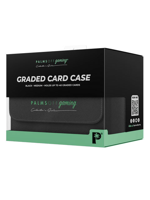 Palms Off Gaming - Collector's Series Graded Card Storage Case: Medium - BLACK