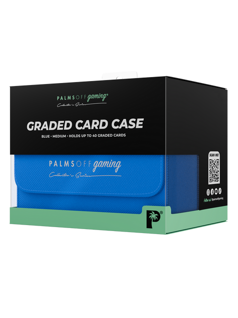 Palms Off Gaming - Collector's Series Graded Card Storage Case: Medium - BLUE