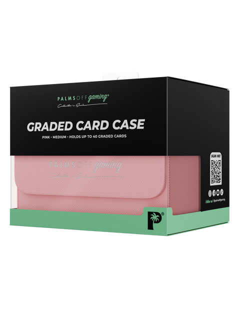 Palms Off Gaming - Collector's Series Graded Card Storage Case: Medium - PINK