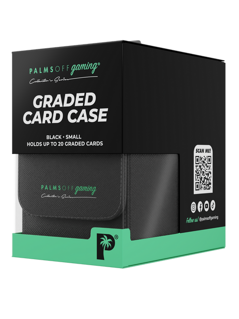 Palms Off Gaming - Collector's Series Graded Card Storage Case: Small - BLACK