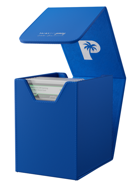 Palms Off Gaming - Collector's Series Graded Card Storage Case: Small - BLUE
