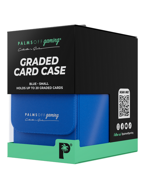 Palms Off Gaming - Collector's Series Graded Card Storage Case: Small - BLUE