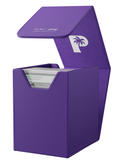 Palms Off Gaming - Collector's Series Graded Card Storage Case: Small - PURPLE