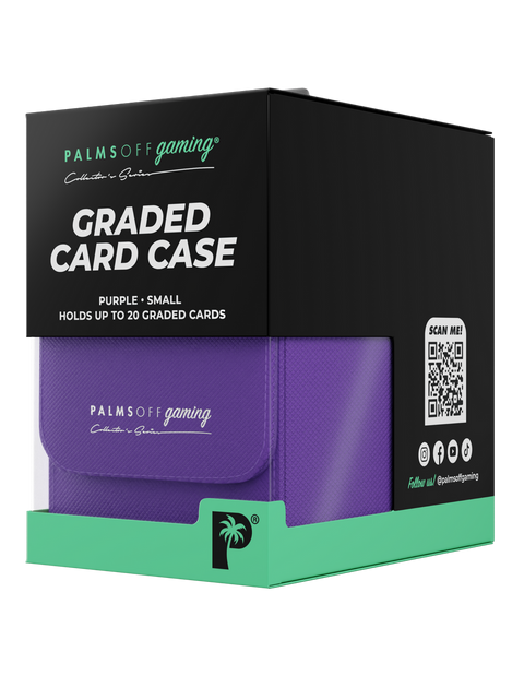 Palms Off Gaming - Collector's Series Graded Card Storage Case: Small - PURPLE