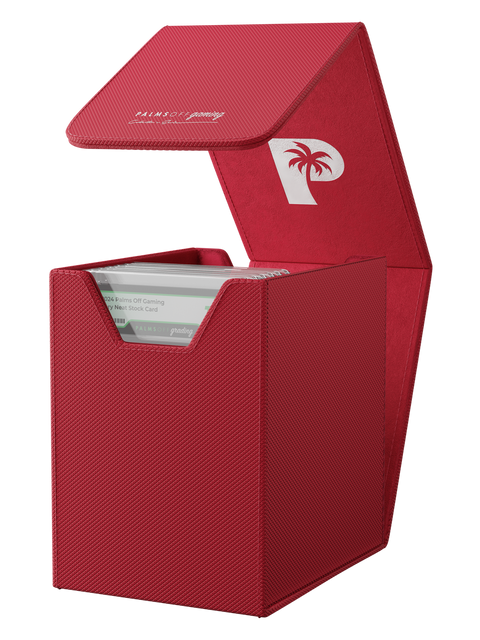 Palms Off Gaming - Collector's Series Graded Card Storage Case: Small - RED