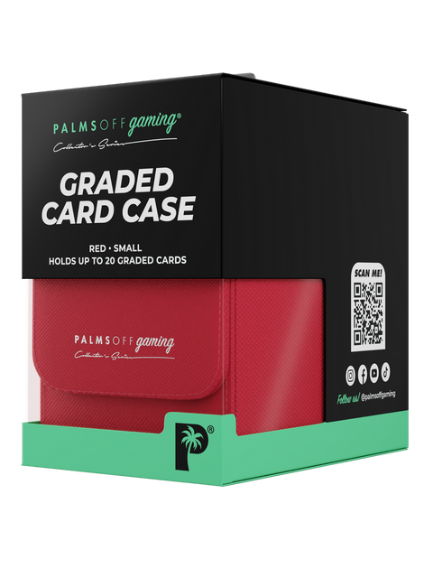 Palms Off Gaming - Collector's Series Graded Card Storage Case: Small - RED