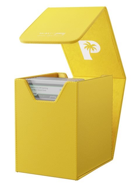 Palms Off Gaming - Collector's Series Graded Card Storage Case: Small - YELLOW