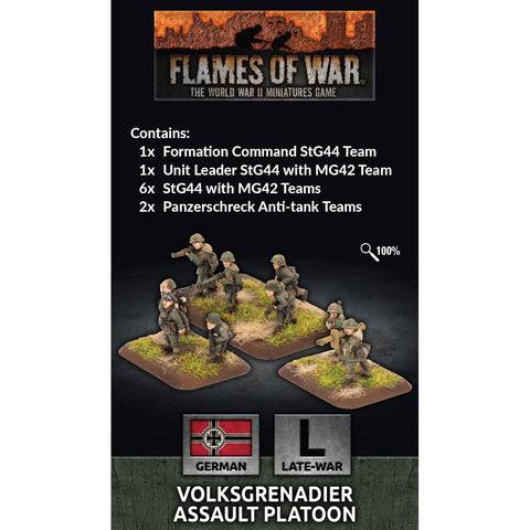 Flames Of War - German: Volksgrenadier Assualt Platoon
