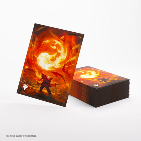 Gamegenic - Premium Standard-Size Art Sleeves: Magic the Gathering - Secrets of Strixhaven: Mountain