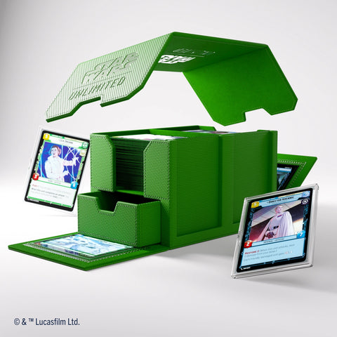 Gamegenic - Star Wars Unlimited Double Deck Pod Range: Green