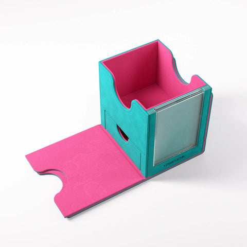 Gamegenic - Sidekick PRO 100+ XL Convertible Deck Box Range: Teal/Pink