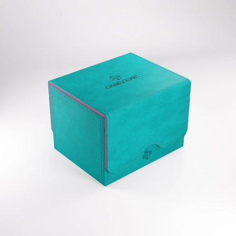 Gamegenic - Sidekick XL 100+ Convertible Deck Box Range: Teal/Pink