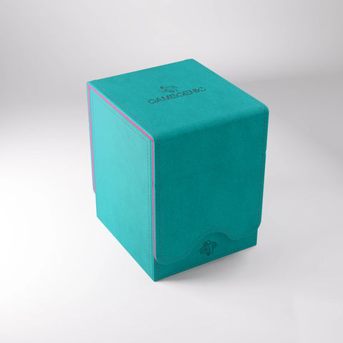 Gamegenic - Squire XL 100+ Convertible Deck Box Range: Teal/Pink