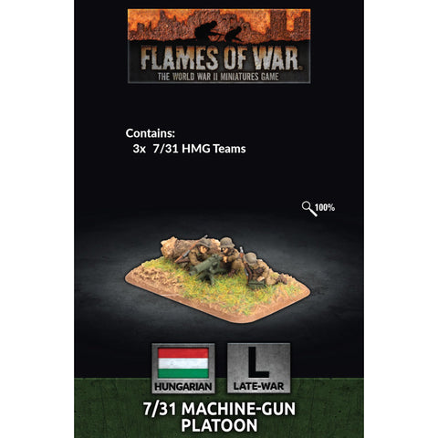Flames of War - Hungarian: 7/31 Machine-Gun Platoon