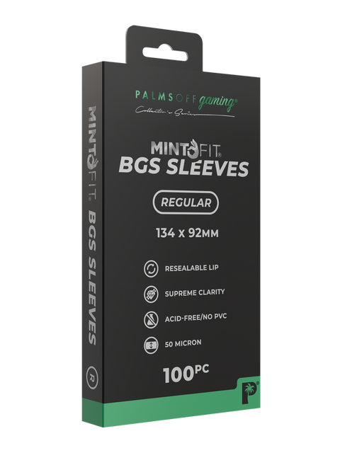 Palms Off Gaming - MintFit BGS Graded Card Sleeves: Regular (100pc)