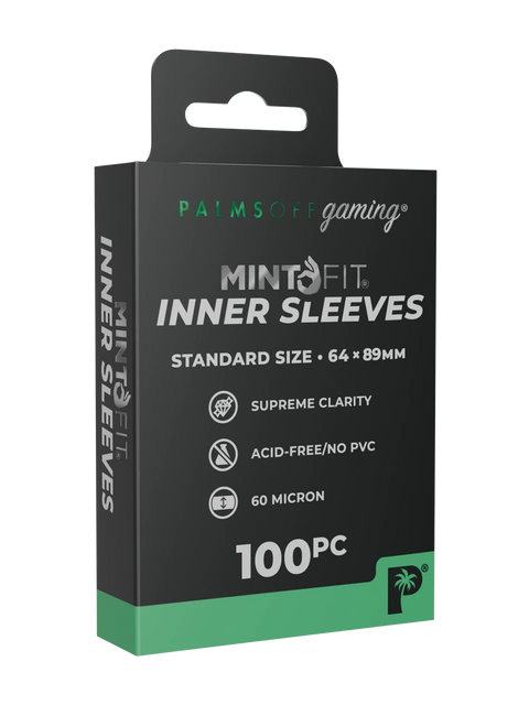 Palms Off Gaming - MintFit Inner Sleeves: Standard Size (100pc)