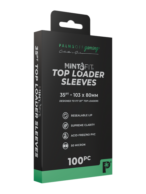 Palms Off Gaming - MintFit Top Loader Sleeves: 35pt (100pc)
