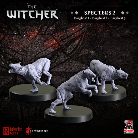 The Witcher Miniatures: Specters 2: Barghests