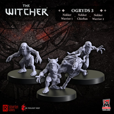 The Witcher Miniatures: Ogryds 3: Nekker Warriors