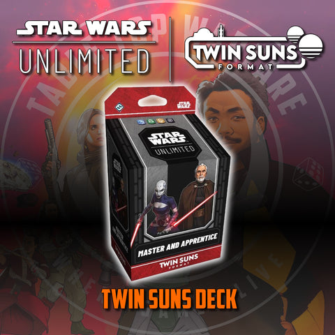 Star Wars Unlimited - Twin Suns Deck: Master & Apprentice