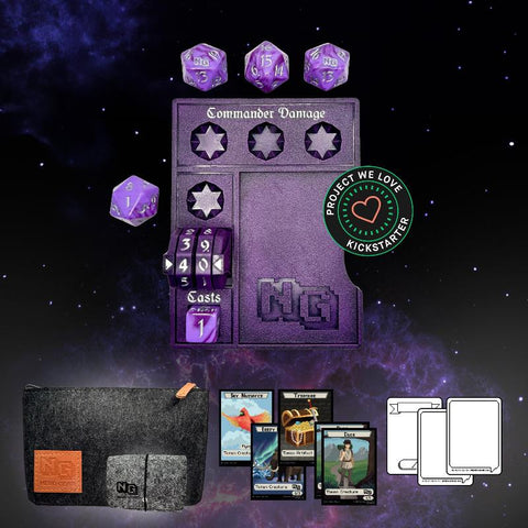 Nerd Gear Gaming - Commander Essentials Kit: Mystic Purple