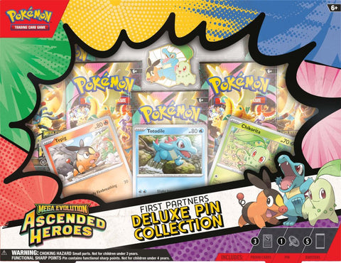 Pokemon TCG [ME2.5] Ascended Heroes: First Partners - Deluxe Pin Collection