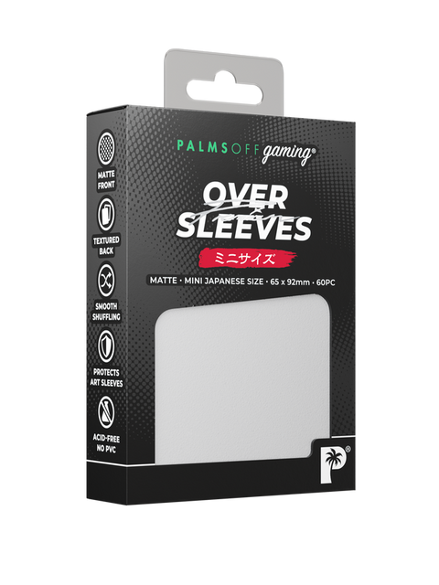 Palms Off Gaming - Japanese Size Over Sleeves: Clear Matte