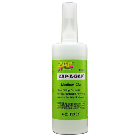 Zap Adhesive - Zap-A-Gap: Medium CA+ (Green) 113.3g