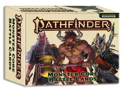 Pathfinder RPG: Second Edition Remaster - Monster Core Battle Cards
