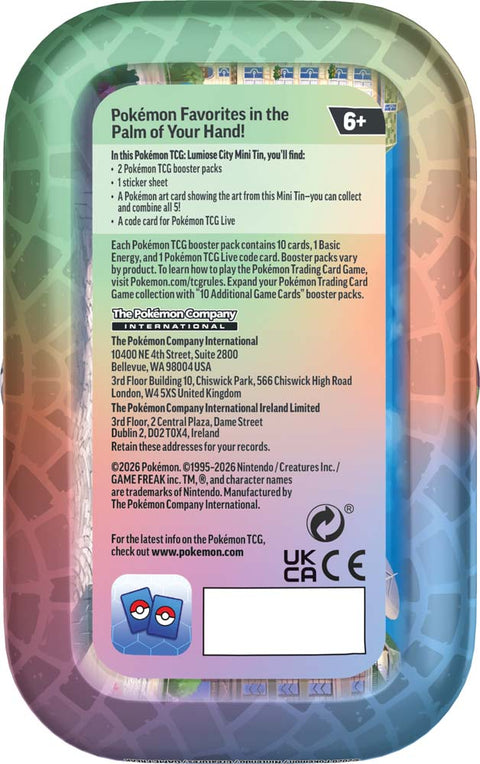 Pokemon TCG - Lumiose City: Mini Tin Assorted [LIMIT 3 PER CUSTOMER]