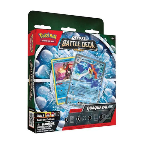 Pokemon TCG Meowscarada & Quaquaval Deluxe Battle Deck