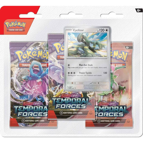 Pokemon TCG [SV5.0] Temporal Forces Three Booster Blister