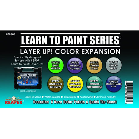 Reaper Miniatures - Learn to Paint Series: Layer Up! Colour Expansion