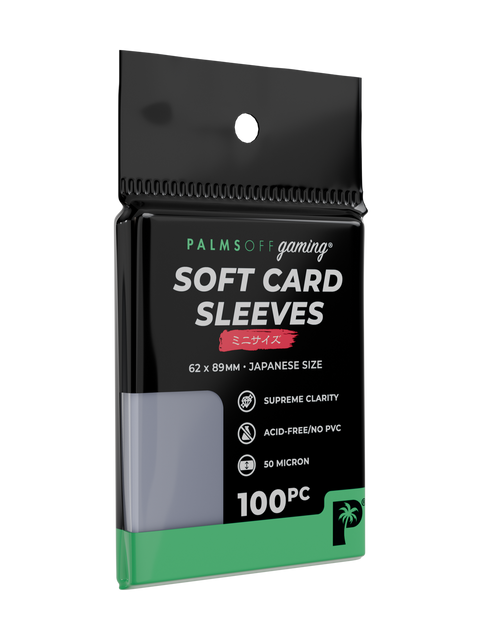 Palms Off Gaming - Soft Card Sleeves: Japanese Size (100pc)